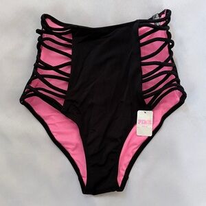VS Pink High Waisted Bikini Bottom